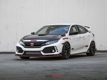 Seibon 2017 Honda Civic Type R OEM Carbon Fiber Hood - Image 6