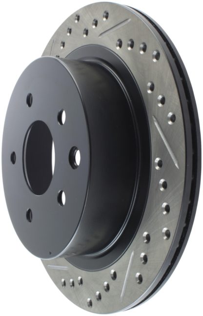 StopTech 03-05 350Z / 03-04 G35 / 03-05 G35X SportStop Slotted & Drilled Rear Right Rotor - Image 5