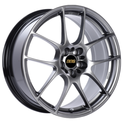 BBS RF 17x7.5 5x112 ET45 Diamond Black Wheel - 82mm PFS/Clip Required