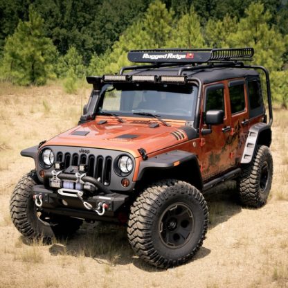 Rugged Ridge Hurricane Flat Fender Flare Kit 07-18 Jeep Wrangler - Image 4