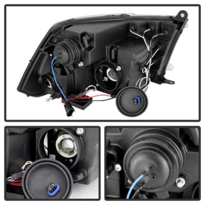 Spyder Dodge Ram 1500 09-14 Projector Halogen Model- CCFL Halo LED - Blk Smke PRO-YD-DR09-CCFL-BSM - Image 7