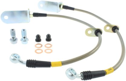 StopTech 06-09 Honda Civic EX Rear SS Brake Lines - Image 3