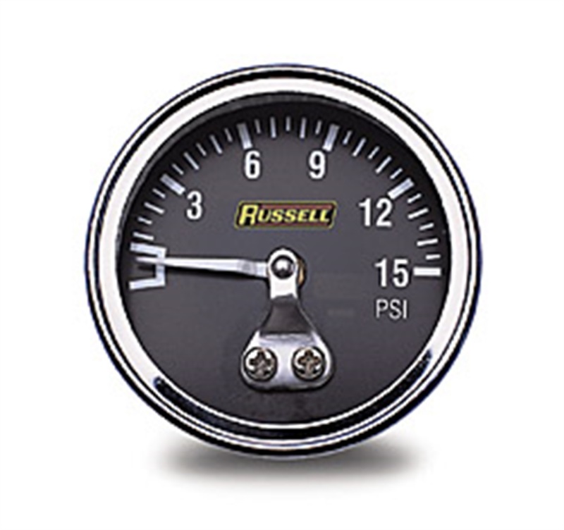 Russell Performance 15 psi fuel pressure gauge (Non liquid-filled) - Image 4