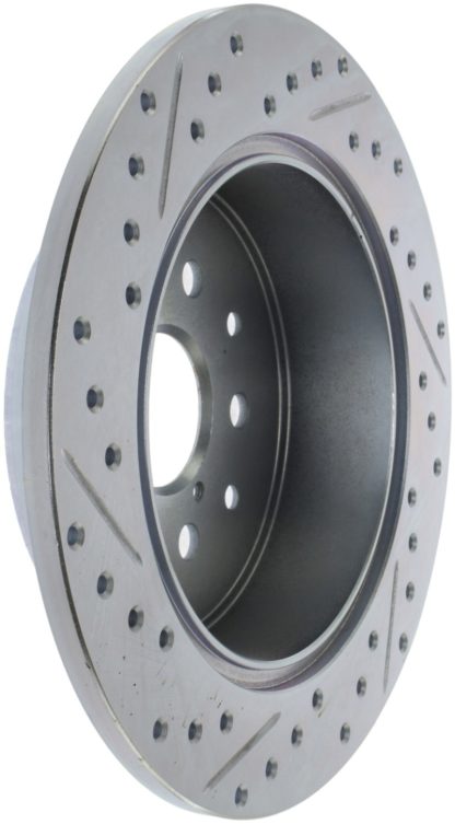 StopTech 01-05 Lexus IS300 / 02-10 Lexus SC430 Sport Slotted & Drilled Rear Left Brake Rotor - Image 4