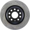 StopTech 09-13 VW CC 3.6L VR6 / 08-09 & 12 Golf R/Golf R32 Drilled Left Rear Rotor - Image 2