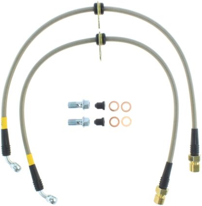 StopTech 10+ Camaro LS/LT V6 Stainless Steel Front Brake Lines - Image 4