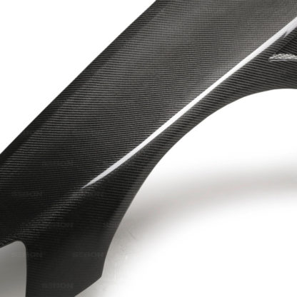 Seibon 03-07 Mitsubishi Evo 8 & IX 10mm Wider Carbon Fiber Fenders - Image 8