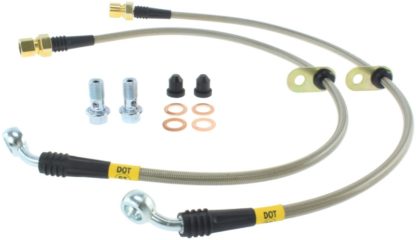 StopTech 10+ Camaro LS/LT V6 Stainless Steel Front Brake Lines - Image 3