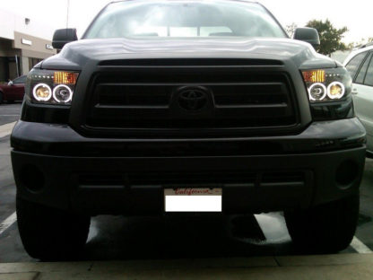 Spyder Toyota Tundra 07-13 Projector Headlights CCFL Halo LED Blk PRO-YD-TTU07-CCFL-BK - Image 4