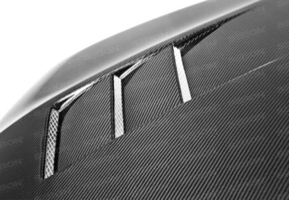 Seibon 12-13 Honda Civic 2dr TS-Style Carbon Fiber Hood - Image 3