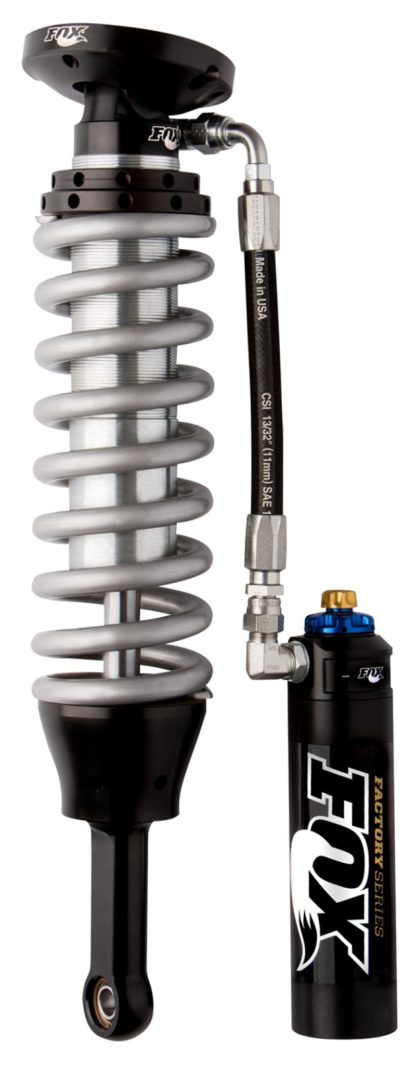 Fox 09-13 Ford F150 2.5 Series 4.9in. Remote Res Coilover Set w/DSC Adjuster 4-6in. Lift - Front - Image 2