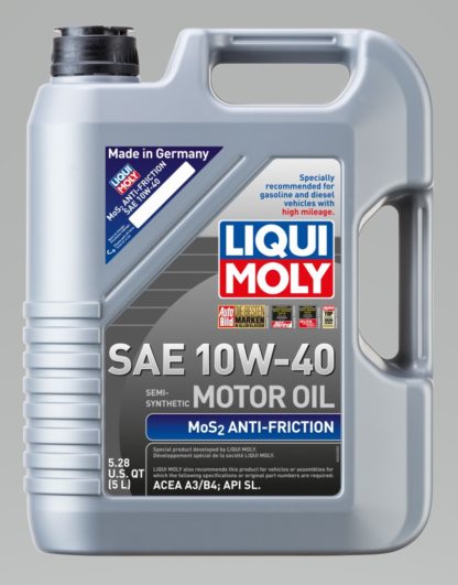 LIQUI MOLY 5L MoS2 Anti-Friction Motor Oil 10W-40 - Image 2