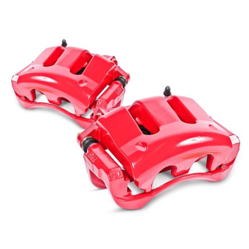 Power Stop 09-10 Dodge Ram 2500 Front Red Calipers w/Brackets - Pair - Image 2