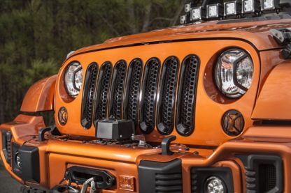 Rugged Ridge Grille Inserts Perforated 07-18 Jeep Wrangler - Image 5