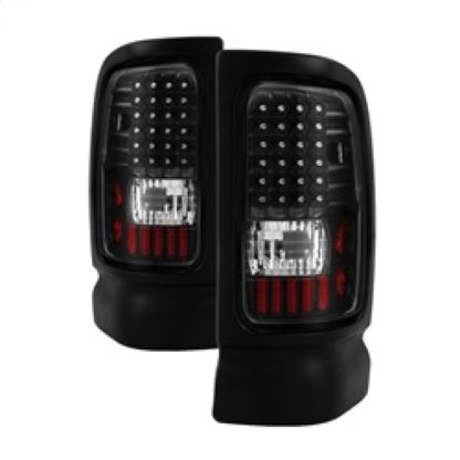 Xtune Dodge Ram 1500 94-01 / Ram 2500/3500 94-02 LED Tail Lights Black ALT-ON-DRAM94-LED-BK - Image 2