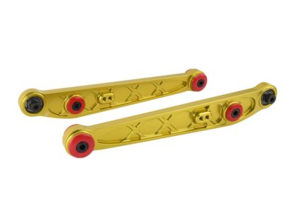 Skunk2 Honda/Acura EK Alpha Series Rear Lower Control Arm Set - Gold - Image 2