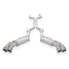 Stainless Works 2016-18 Camaro SS Exhaust 3in X-Pipe AFM Valves NPP Replacement Valves 4in Quad Tips - Image 3