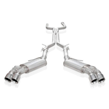 Stainless Works 2016-18 Camaro SS Exhaust 3in X-Pipe AFM Valves NPP Replacement Valves 4in Quad Tips - Image 3