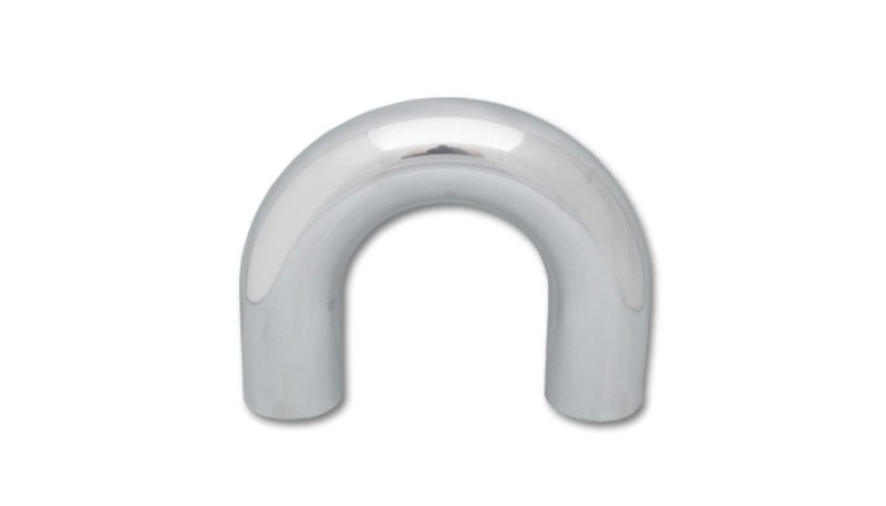 Vibrant 2.5in O.D. Universal Aluminum Tubing (180 degree Bend) - Polished - Image 2