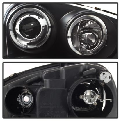 Spyder Volkswagen GTI 06-09/Jetta 06-09 Halogen Model Only - LED Halo DRL Black PRO-YD-VG06-HL-BK - Image 7