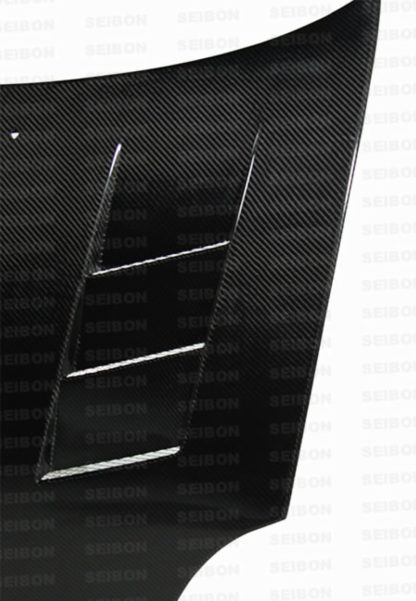 Seibon 03-05 Dodge SRT-4 TS Style Carbon Fiber Hood - Image 5