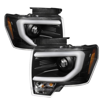 Spyder Ford F150 13-14 Projector Fctry Xenon Model- Light Bar DRL Blk PRO-YD-FF15013-LBDRL-HID-BK - Image 3