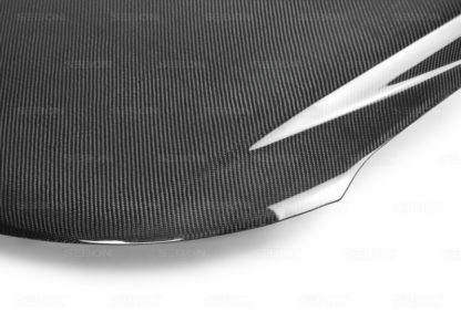 Seibon 09-10 Kia Forte OEM-Style Carbon Fiber Hood - Image 2