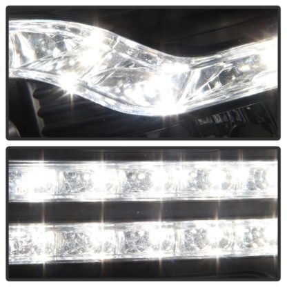 Spyder Chevy Silverado 1500 07-13 V2 Projector Headlights - LED DRL - Black PRO-YD-CS07V2-DRL-BK - Image 4