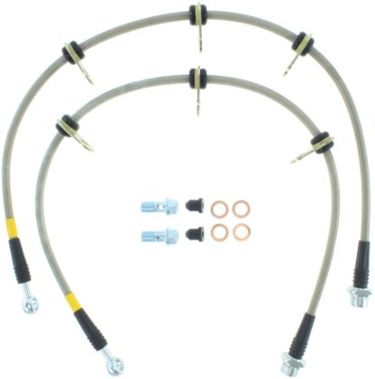 StopTech 08-12 Toyota Sequoia Rear Stainless Steel Brake Lines - Image 4