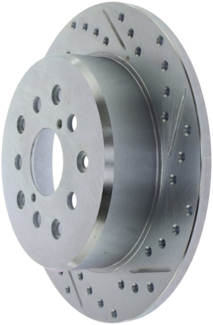 StopTech 01-05 Lexus IS300 / 02-10 Lexus SC430 Sport Slotted & Drilled Rear Left Brake Rotor - Image 2