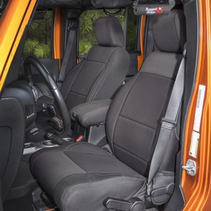 Rugged Ridge Neoprene Front Seat Covers 11-18 Jeep Wrangler JK - Image 2