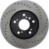 StopTech 06-08 Honda Civic Si Cross Drilled Left Front Rotor - Image 6