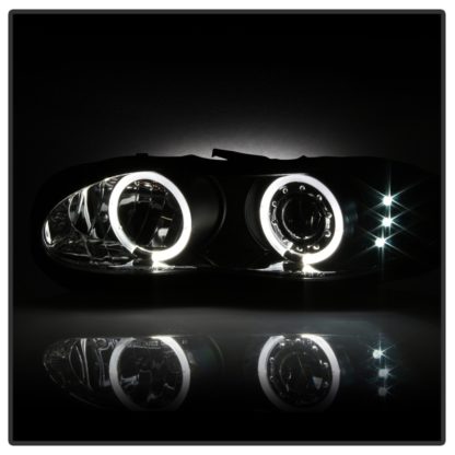 Spyder Chevy Camaro 98-02 Projector Headlights LED Halo LED Blk - Low H1 PRO-YD-CCAM98-HL-BK - Image 7