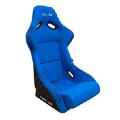 NRG FRP Bucket Seat (Blue Cloth) - Large - Image 4