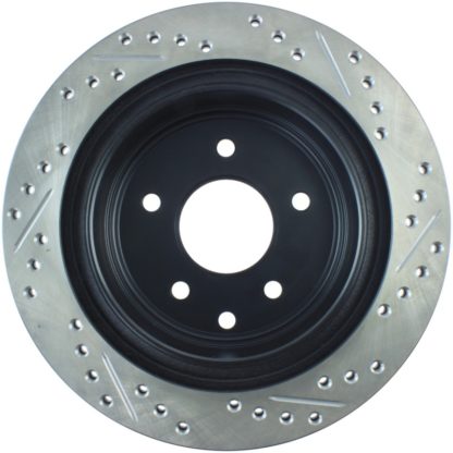 StopTech 03-05 350Z / 03-04 G35 / 03-05 G35X SportStop Slotted & Drilled Rear Right Rotor - Image 4