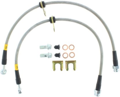 StopTech 05-07 LGT/LGT Spec B Stainless Steel Front Brake Lines - Image 3