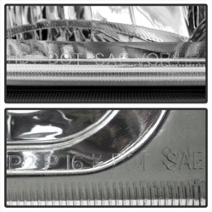 Xtune Chevy Silverado 2500HD 03-06 Crystal Headlights w/ Bumper Lights Chrome HD-JH-CSIL03-AM-C-SET - Image 8