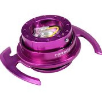 NRG Quick Release Kit Gen 4.0 - Purple Body / Purple Ring w/ Handles - Image 3