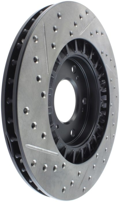 StopTech 00-09 S2000 Slotted & Drilled Left Front Rotor - Image 5