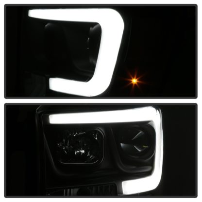 Spyder Dodge Ram 1500 06-08 V2 Projector Headlights - Light Bar DRL - Black (PRO-YD-DR06V2-LB-BK) - Image 7