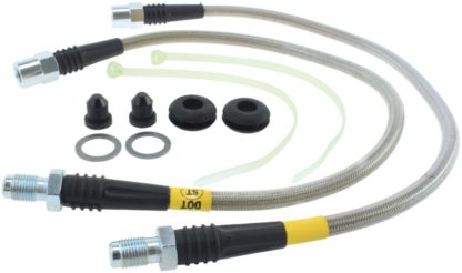 StopTech 04-08 Chrysler Crossfire / Mercedes Benz C/E/SLK Series Front SS Brake Line Kit - Image 3