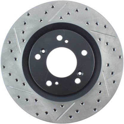 StopTech 00-09 S2000 Slotted & Drilled Right Front Rotor - Image 6