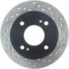 StopTech Power Slot 89-98 Nissan 240SX Slotted & Drilled Right Rear Rotor - Image 7