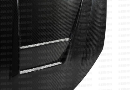 Seibon 10-11 VW Golf GTI 5K/MK6 DV Carbon Fiber Hood w/ Shaved Emblem - Image 3