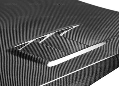 Seibon 08-09 Subaru WRX/STi CW-style Carbon Fiber Hood - Image 4