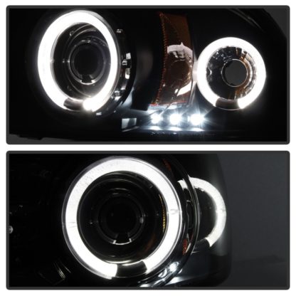 Spyder Dodge Dakota 97-04/Durango 98-03 1PC Projector Headlights LED Halo LED Blk PRO-YD-DDAK97-BK - Image 7