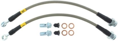 StopTech 89-98 Nissan 240SX (OE Upgrade) Stainless Steel Rear Brake Lines - Image 4