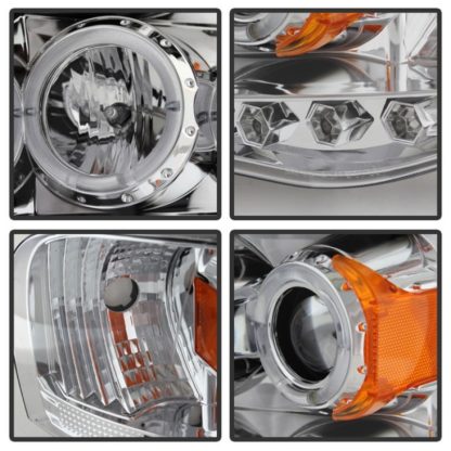 Spyder Dodge Ram 1500 02-05/Ram 2500 03-05 Projector Headlights LED Halo LED Chrm PRO-YD-DR02-HL-C - Image 7