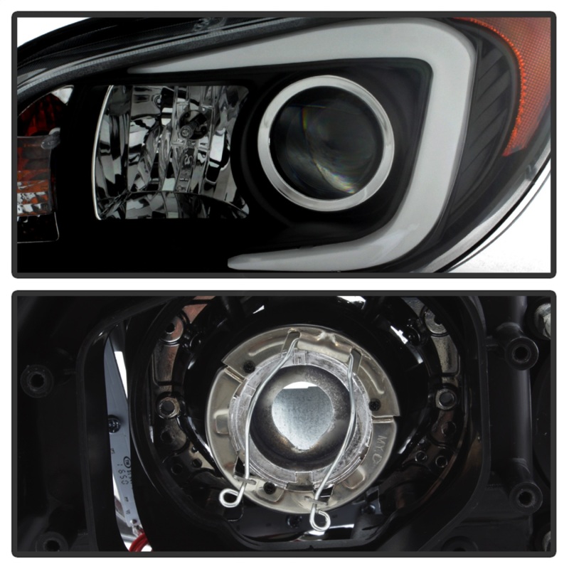 Spyder Subaru WRX 06-07 Projector Headlights - HID Model Only - Black PRO-YD-SWRX06-HID-LBDRL-BK - Image 5