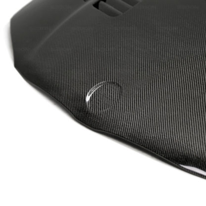 Seibon 08-11 BMW 1 Series (E81/E82) 2DR/HB GTR-Style Carbon Fiber Hood - Image 8